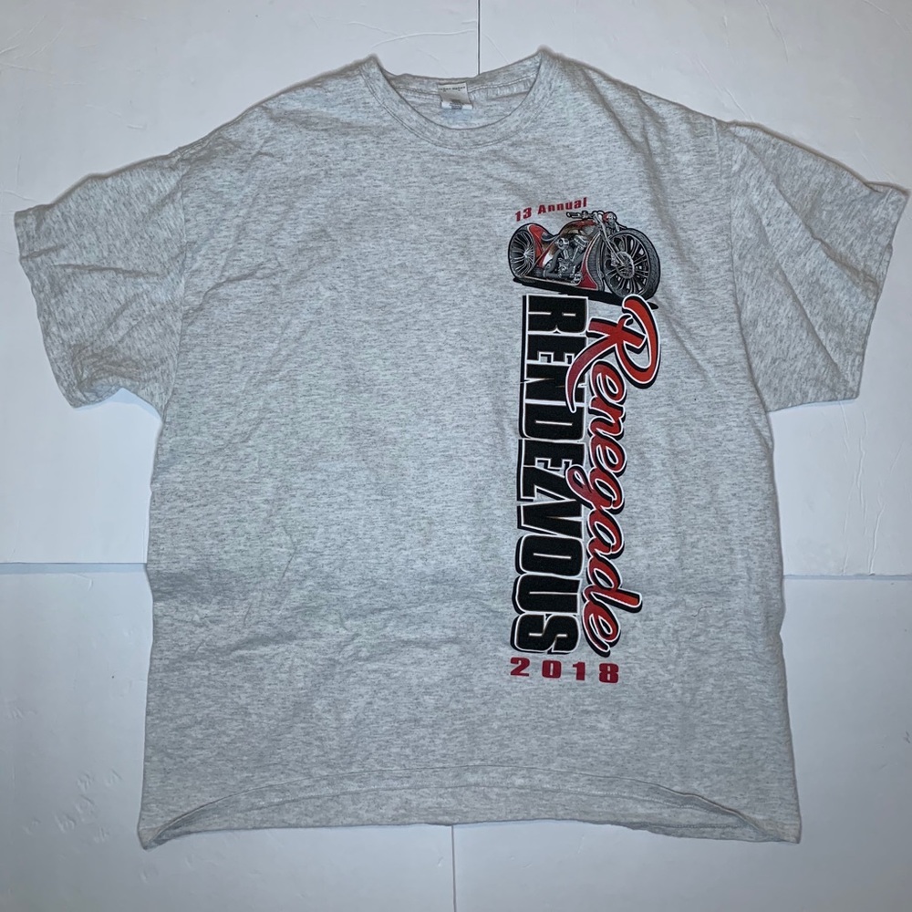 Vintage style motorcycle tee